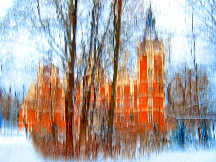 G. Miszewski - Schloss in rot