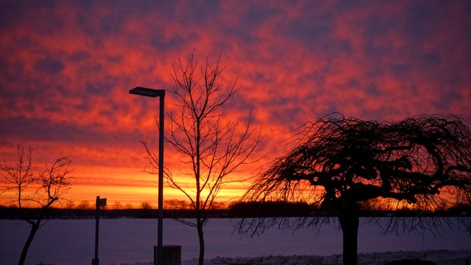 T. Jessen - Winter Morgensonne glüht